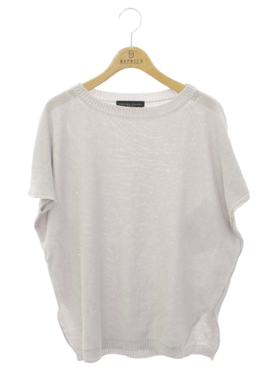 ファビアナフィリッピ MADP02B645X ニット 40 グレー ラメ ITU9J7JRYCRA