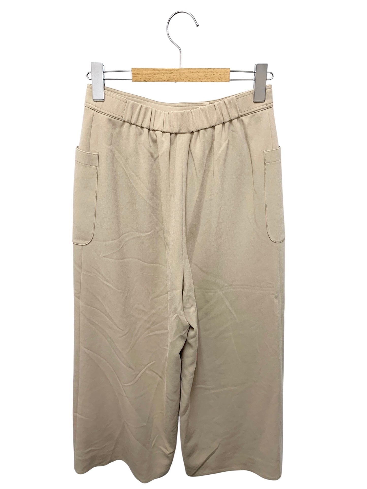 ルネ Embroidery Pocket Pants 5335030 ワイドパンツ 36 ベージュ IT2BI7QODRIR