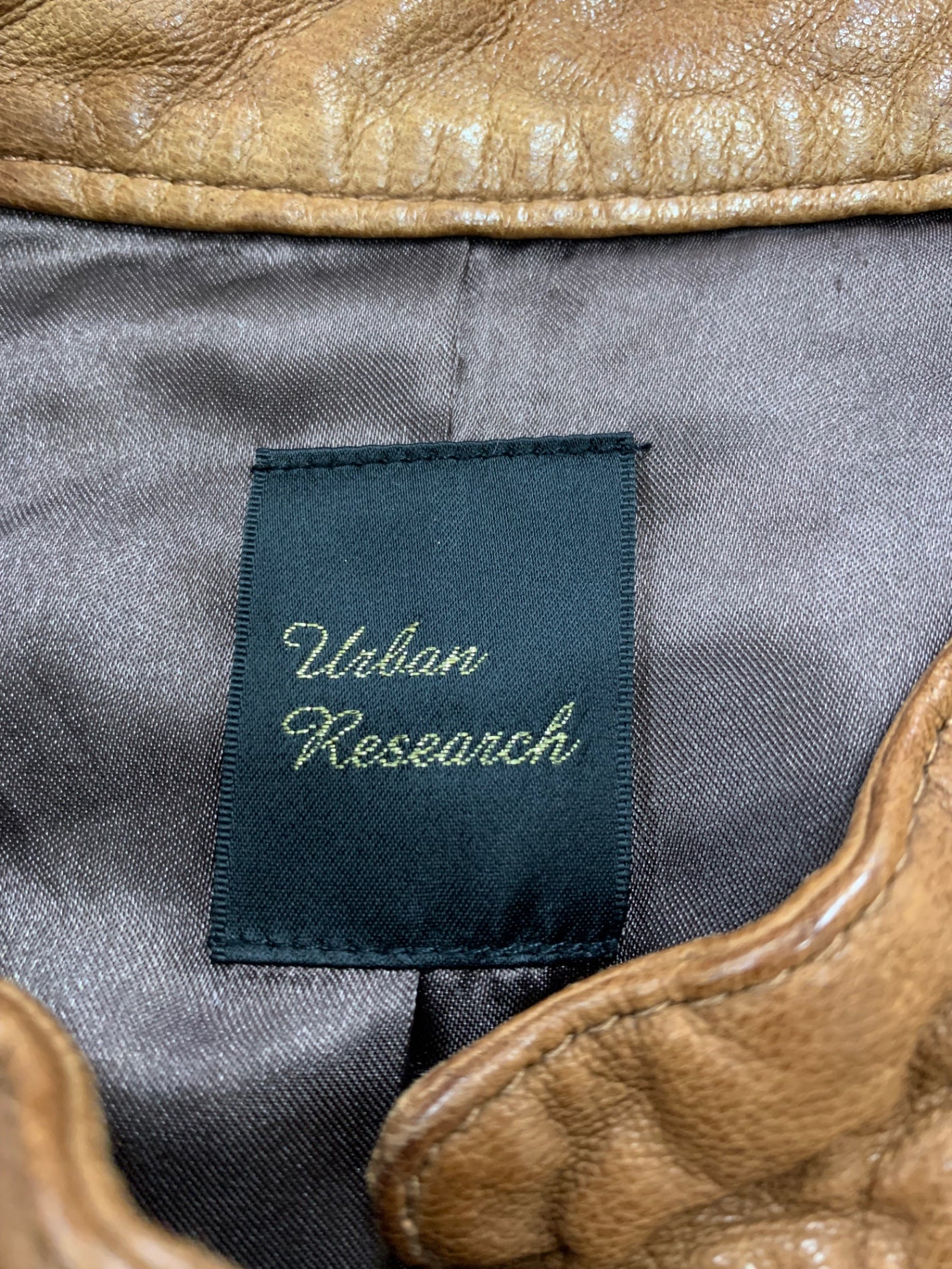 アーバンリサーチ WL08-IH05001 F ブラウン シングルライダース ラムレザー ジャケット ITUT1L590U8O