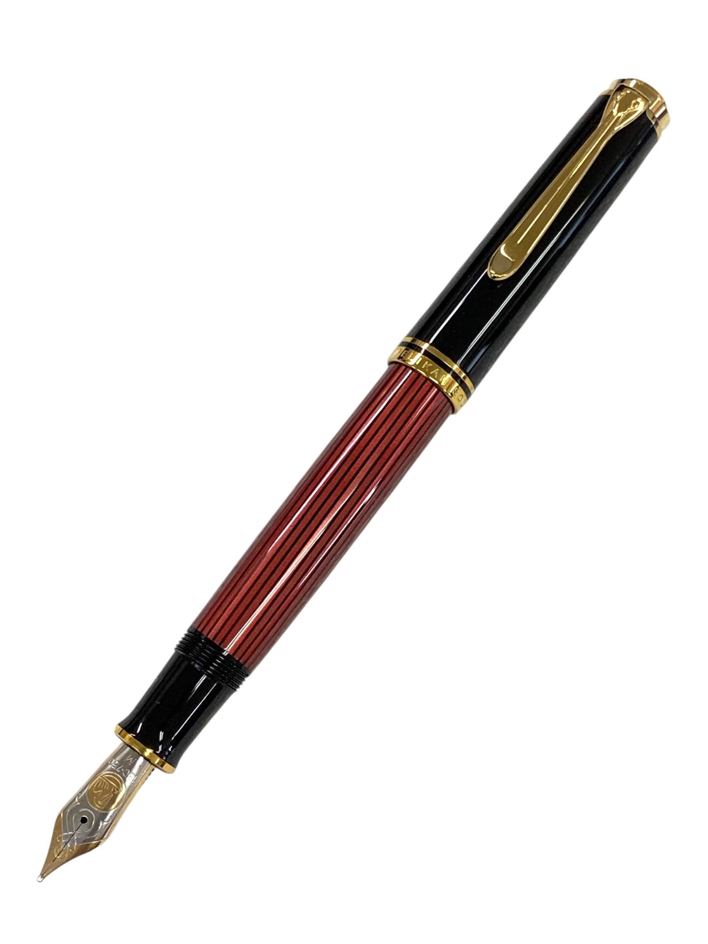 ペリカン 万年筆 スーベレーン M800 レッド /ボルドー M 18C ITN7LFQGJR0H