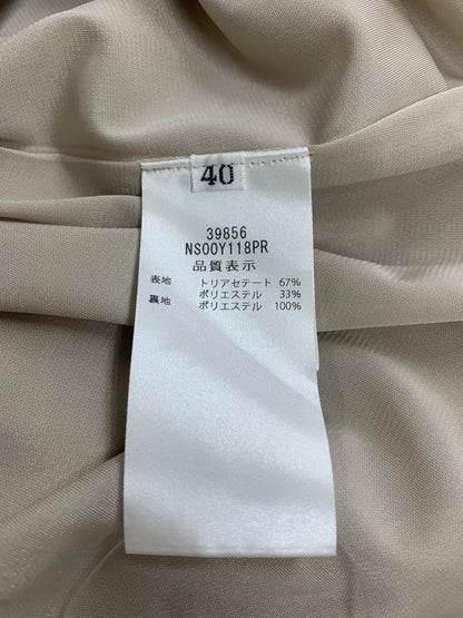 フォクシーニューヨーク Dress Bellflare ベルフラワー 39856 ワンピース 40 ベージュ ITKF2PYB0B5H