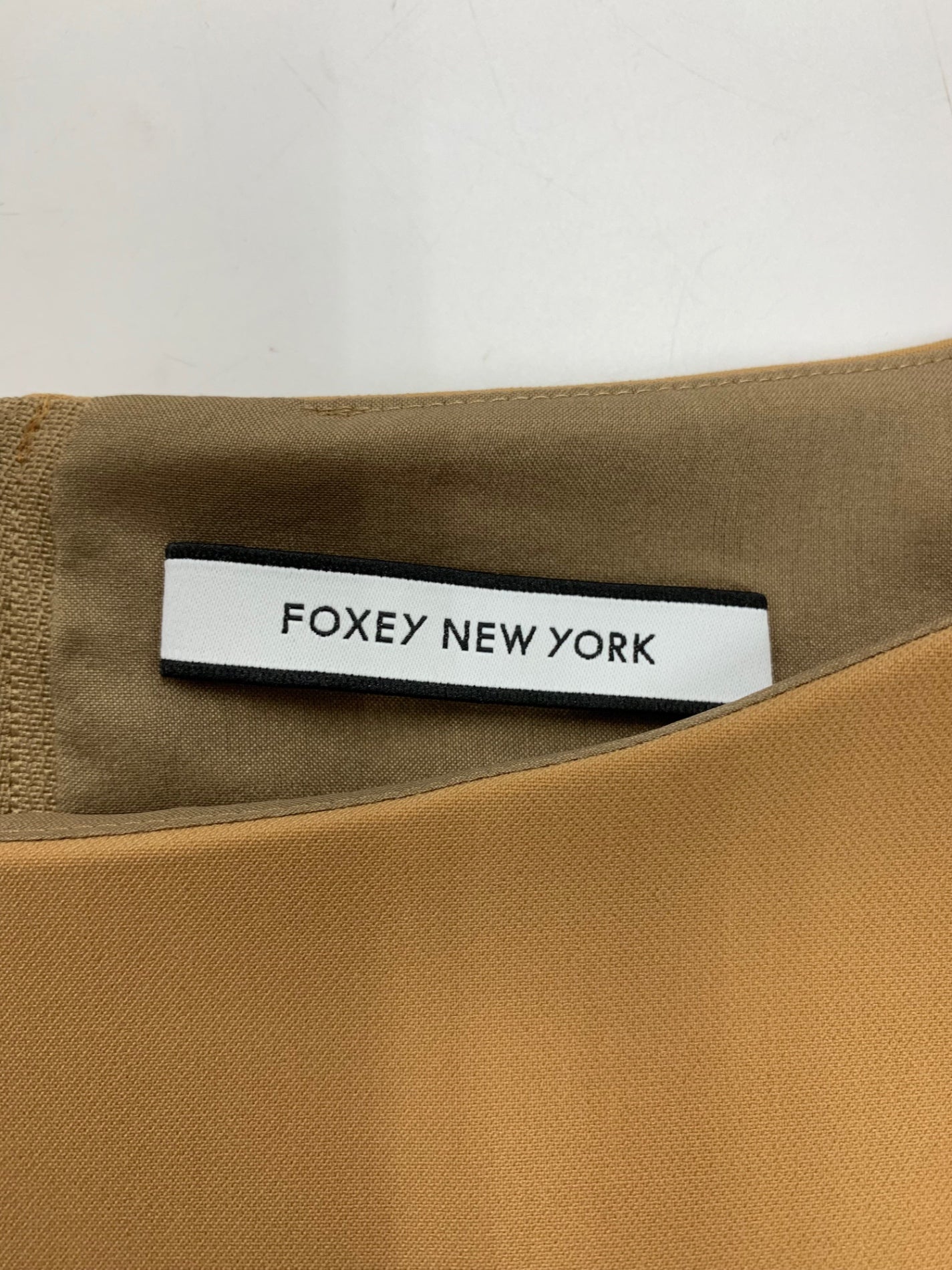 フォクシーニューヨーク Tuck＆Gather Dress 38985 ワンピース 40 ブラウン ITBKHULALBK4