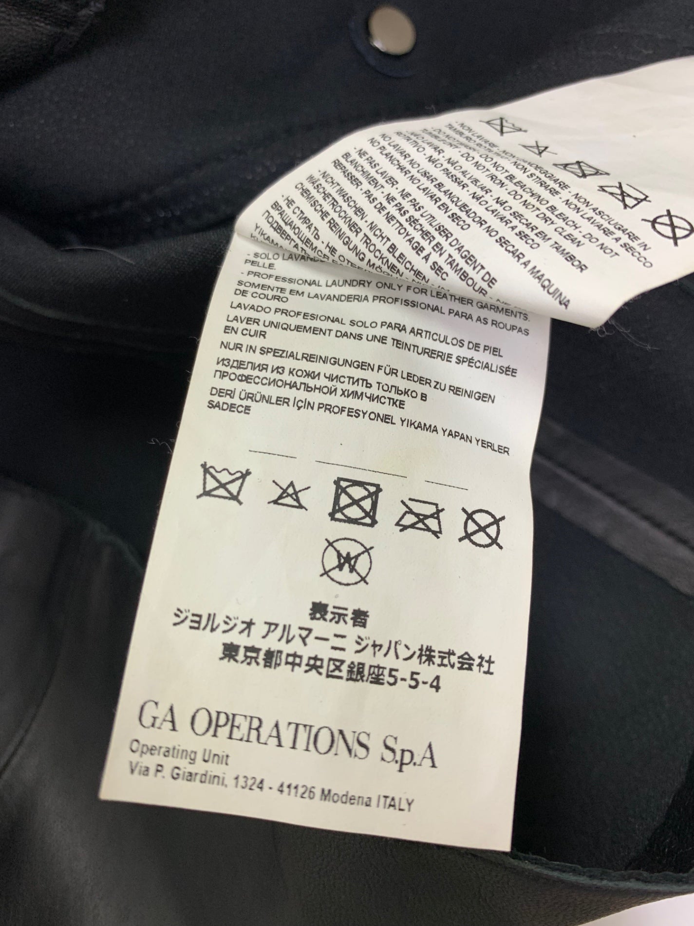 エンポリオアルマーニ 3Z1BM5 1LBAZ 48 ブラック シープスキン シングル ライダースジャケット ITSFDMUWRGLW