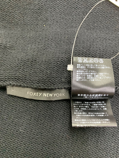 フォクシーニューヨーク ミューズカーディガン 30163 38 ブラック ITEYKMKK3INY