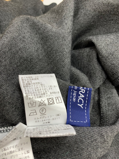 エムズグレイシー 411705 ワンピース 40 グレー バックリボン IT1QAQGHUSFE