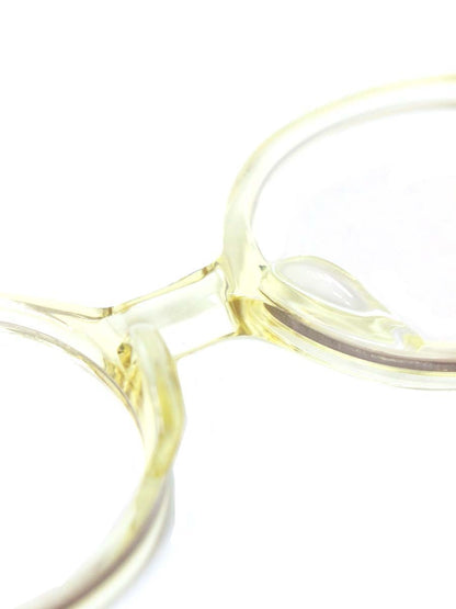 ディグナクラシック 124E メガネ 透明/ブラウン セルフレーム フルリム ラウンド（丸メガネ） ITRWM85EXAMX