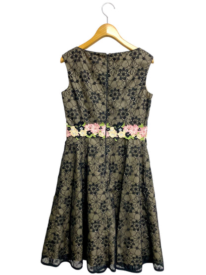 トッカ FLORAL BOUQUET  OPTOKS0601 ワンピース 2 ブラック 刺繍 IT1U2A9DHEE4