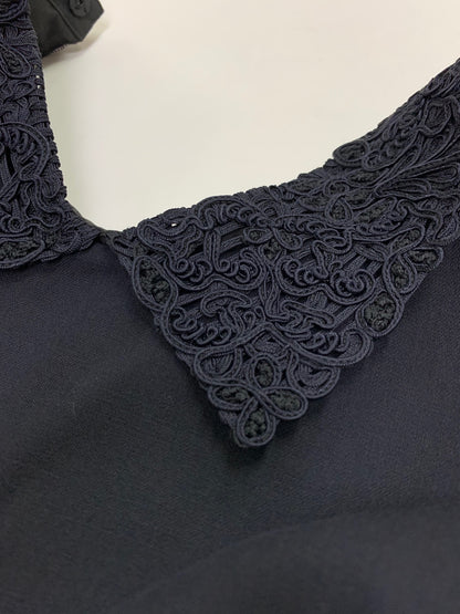 フォクシーニューヨーク Dress Amelie アメリー 43188 ワンピース 38 ネイビー IT7R2EZ75UCO