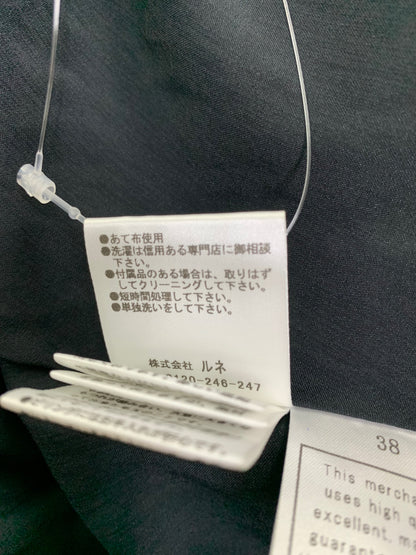 ルネ 5636120 ワンピース 38 ブラック タックフレア ITE6NXA6GRDW