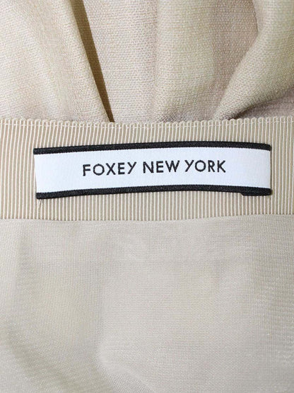 フォクシーニューヨーク リネンベル 39927 スカート 38 ベージュ IT23Q55D3GNQ