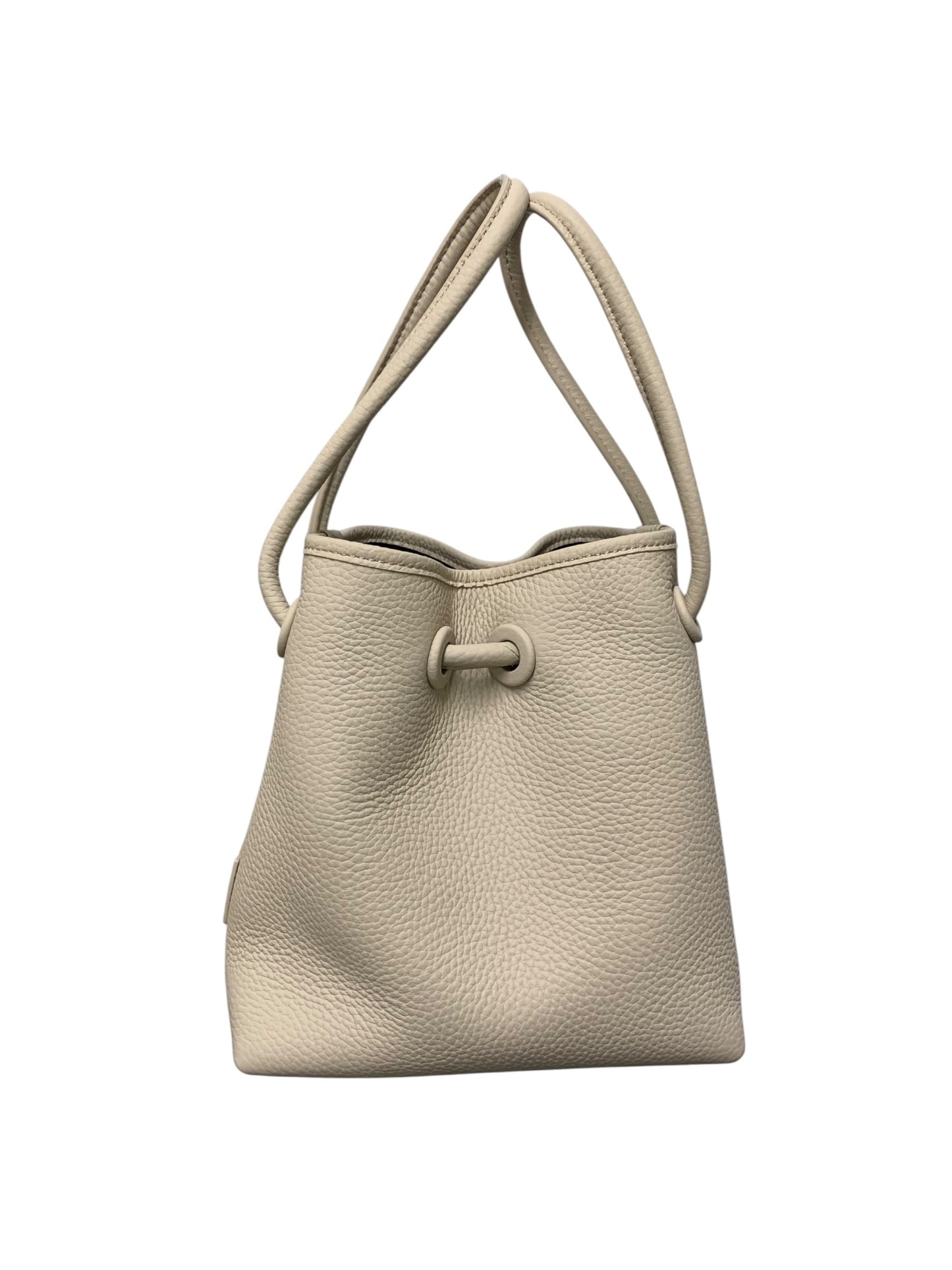 ヴァジック BOND BAG ハンドバッグ ベージュ 巾着 レザー IT70MV9GQQFD