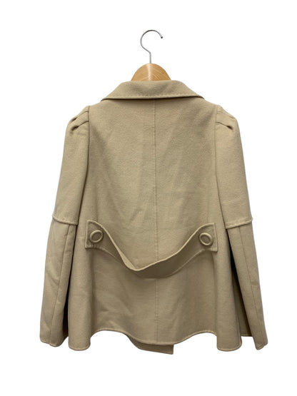 フォクシーブティック 22698 ジャケット 38 ベージュ カシミヤ ダブルブレスト ITL0XAF2RVQW