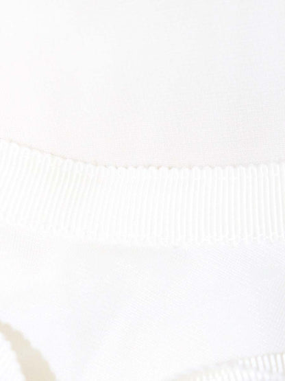 フォクシーニューヨーク Isabelle Ruffle Tank 37279 カットソー 38 ホワイト IT4QDPB77XGC