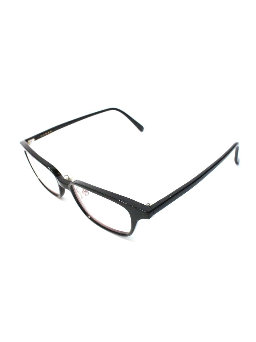 白山眼鏡店 QUADRA メガネ ブラック スクエア アセテート BASIC ITDHO3246BBG
