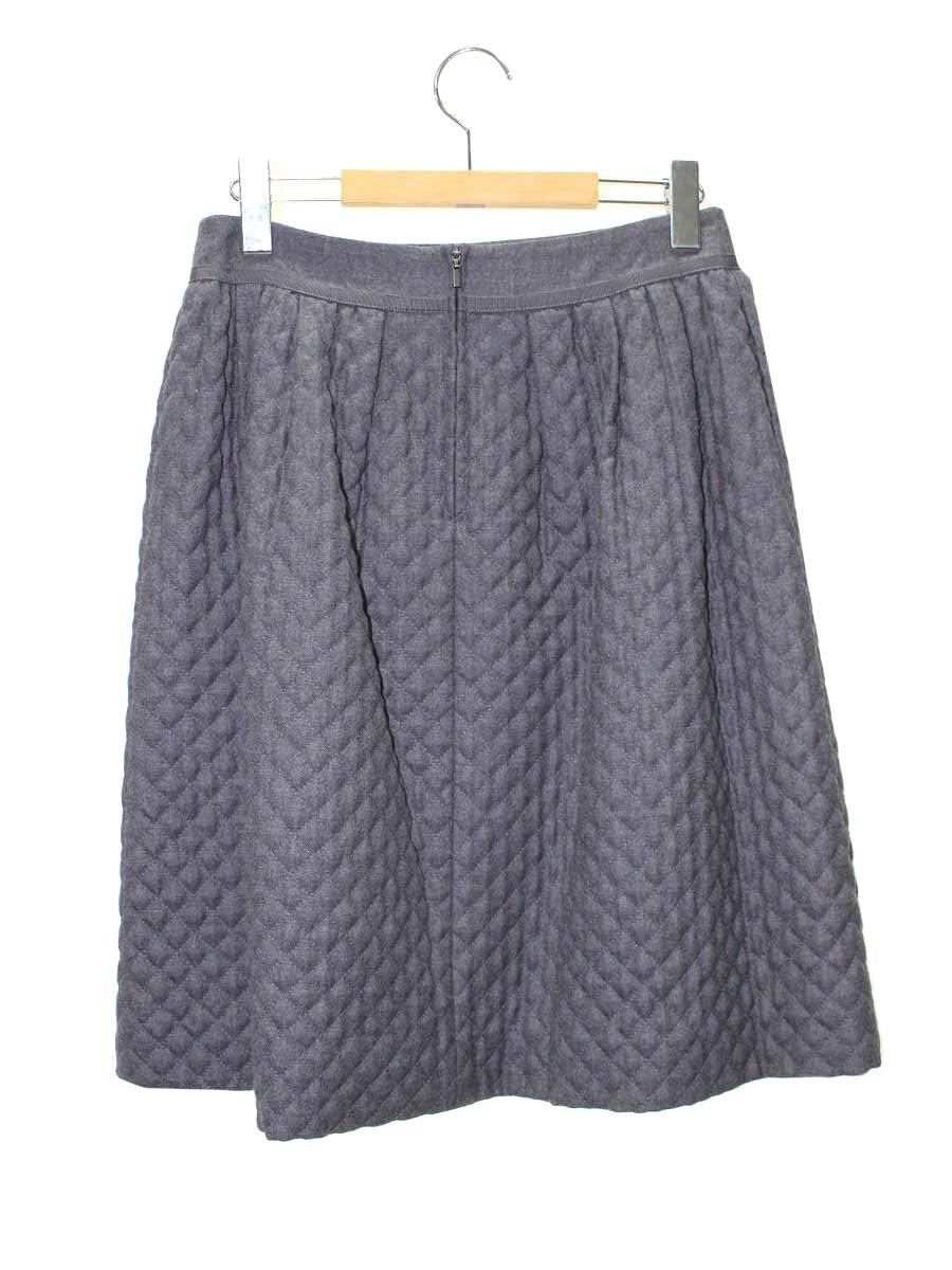 フォクシーブティック Diagonal 36643 スカート 40 グレー ITRNOXQ74NVP 【SALE】