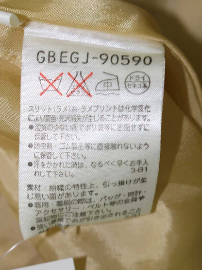 シビラ GBEGJ-90590 ワンピース M ベージュ 刺繍 幾何学模様 ITLZTGJPMMTC