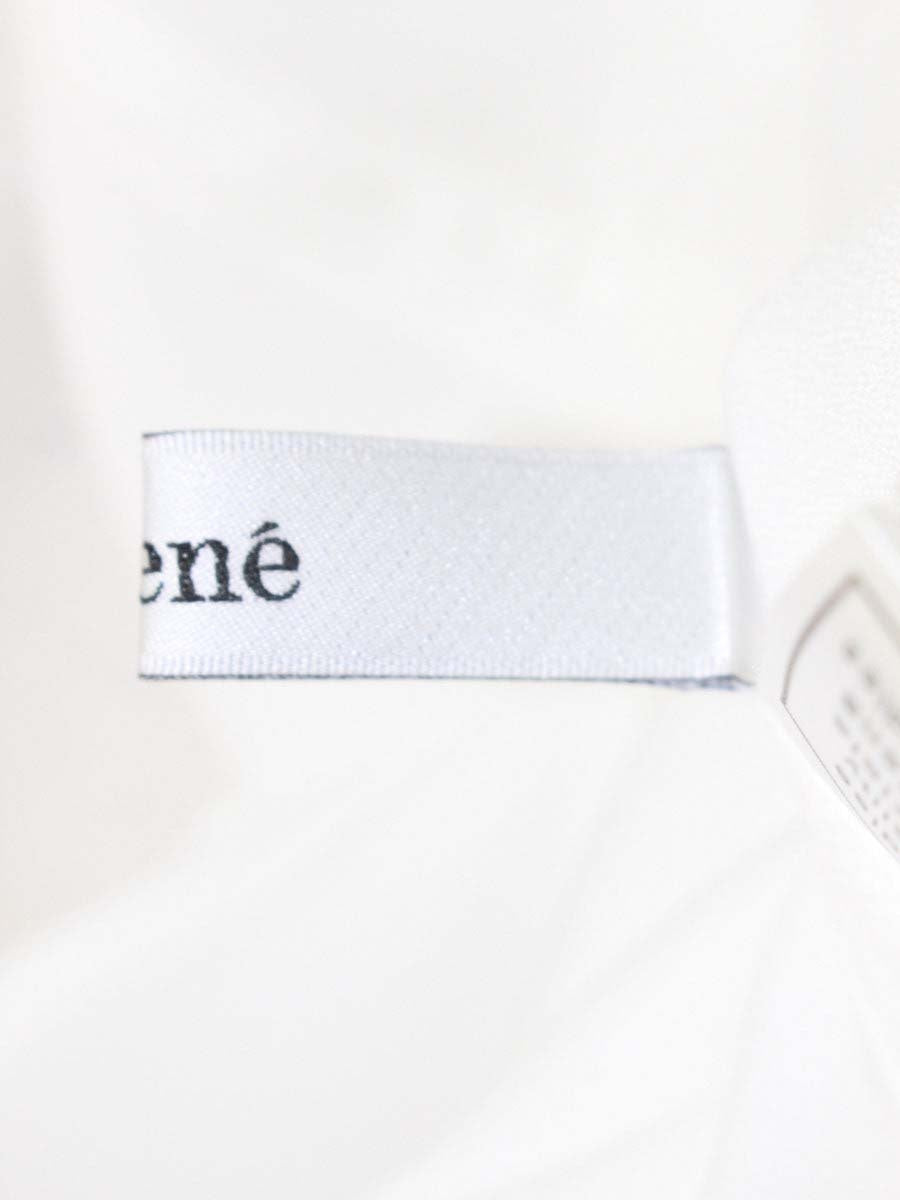 ルネ シャーリングハーフスリーブ ブラウス 6111220 36 ホワイト ITL2UZTANDAC