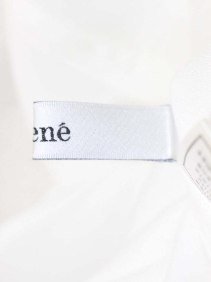 ルネ シャーリングハーフスリーブ ブラウス 6111220 36 ホワイト ITL2UZTANDAC