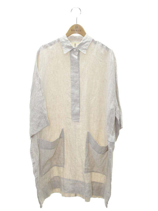 カレンソロジー CL406026ER チュニック F ベージュ リネン 麻 ITRWTE9FD5N2