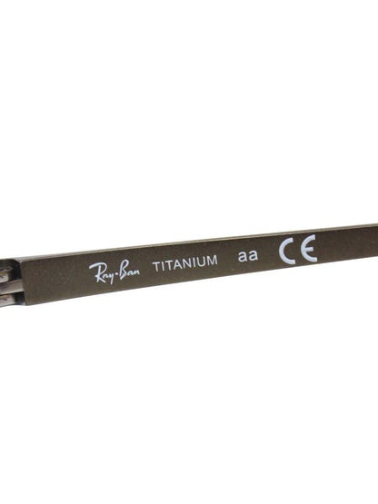 レイバン RB8727D メガネ ブラッシュチタニュウム メタルフレーム フルリム スクエア ITP0HR4CD2FG