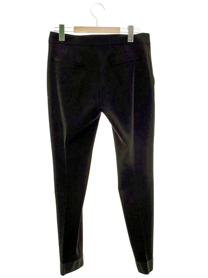 フォクシーニューヨーク 35956 スラックス 40 ブラック グログランテープ 切替 ストレッチ ITYM1816OWRO