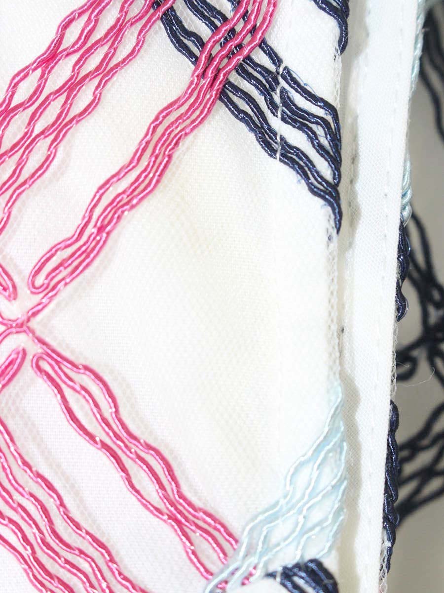 チェスティ 11S535 ワンピース 0 ホワイト バックジップ IT7CDC920QKQ