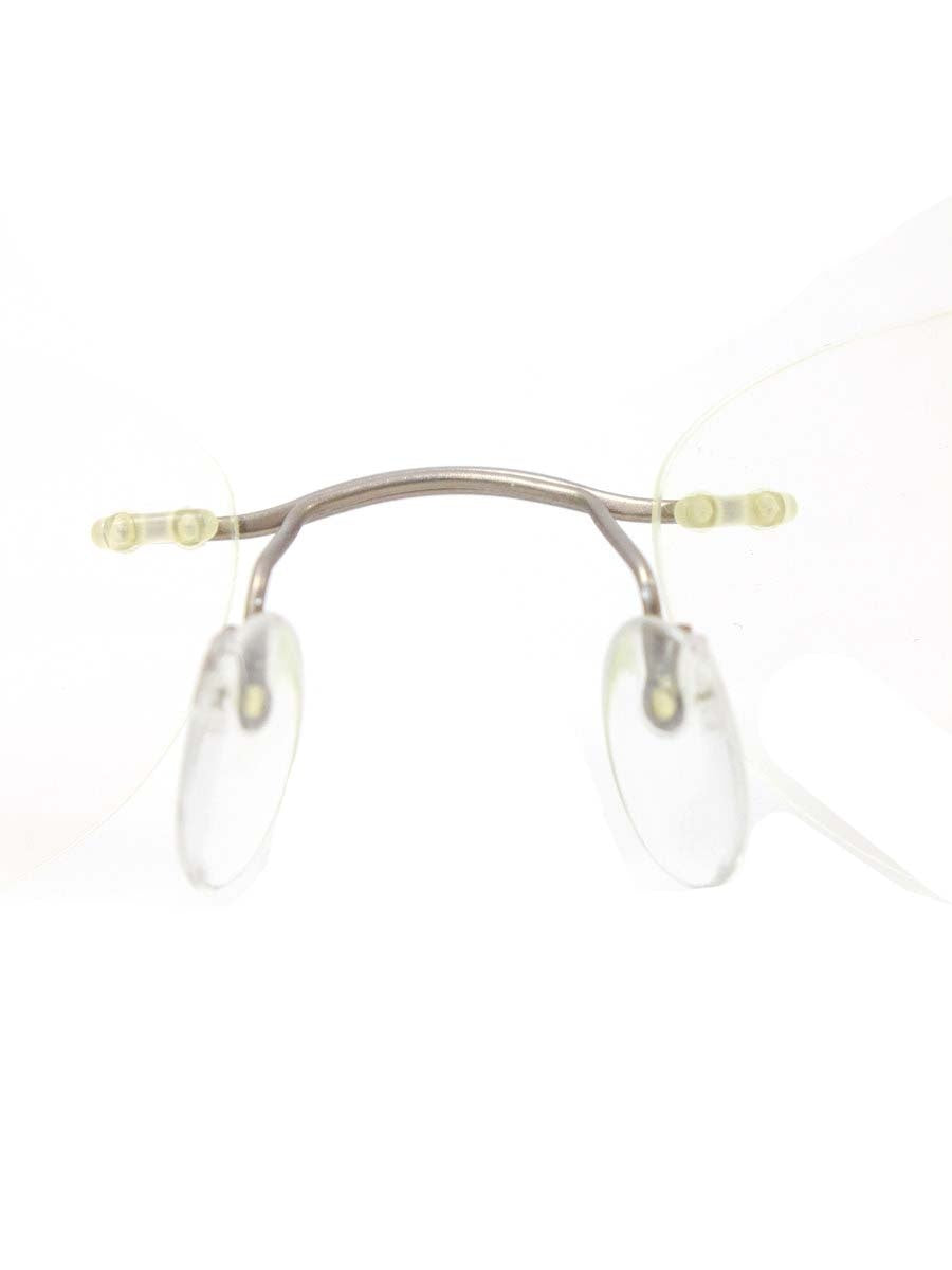 シルエット 6683 42 6073 7799 メガネ アンティークゴールド メタルフレーム リムレス ツーポイント ITMUAC380664