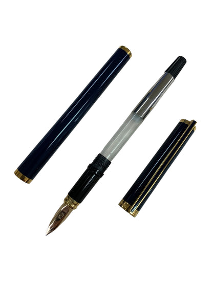 エス・テー・デュポン 万年筆 ライン2 純正漆濃紺 41275 M ペン先18金 IT6CVVIS5MA6