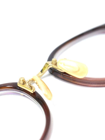 BJクラシックコレクション COM-510N NT メガネ ブラウン ゴールド チタン コンビフレーム フルリム ボストン ITIZNDY5CBBB