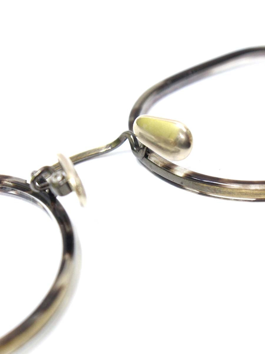 掌（タナゴコロ） POKER FACE別注モデル PTG-15 BR メガネ ブラウン コンビフレーム フルリム ボストン IT8QWPP8K9QK