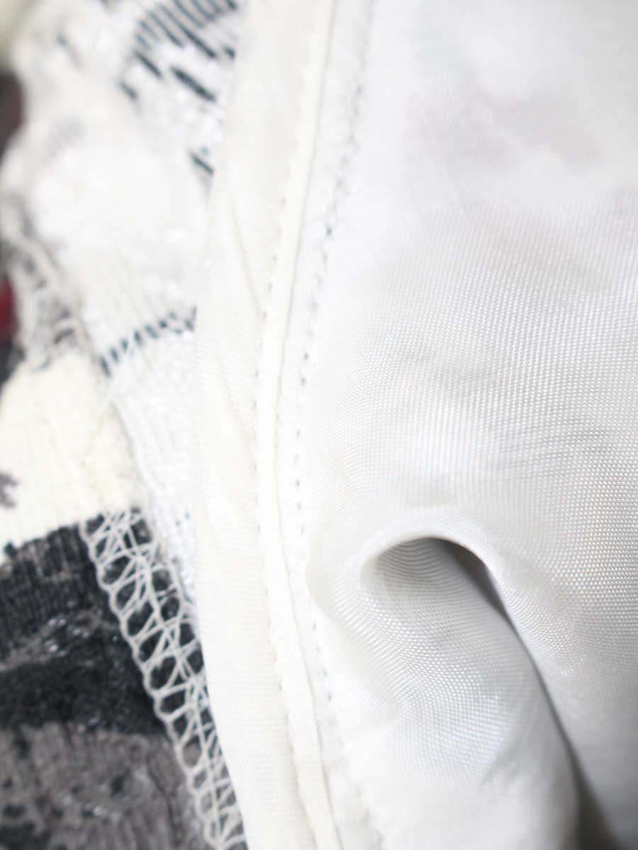 エムズグレイシー 721559 ワンピース 40 ブラック フラワーモチーフ  ジャガード ITXQPCGGOKM8