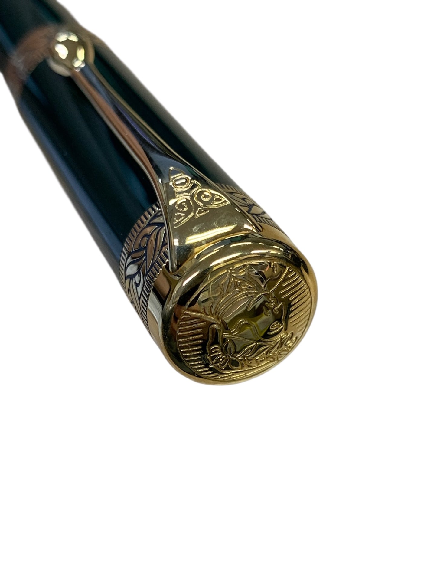 アウロラ 万年筆 ダンテ･アリギエリ グリーン M 18K ITXAIFOFQA50