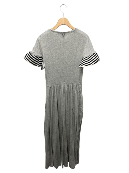 ボーダーズアットバルコニー BD2111-2k-29 ワンピース 38 グレー RUFFLED MAXI DRESS ITBVA9JBH1SW 【SALE】