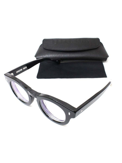 エフェクター TANTO タント メガネ ブラック セルフレーム ウェリントン ITFSSVRZONBK