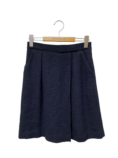 マッキントッシュフィロソフィー H5E03-118-29 HS05-118-29 スカートスーツ 36 ネイビー セットアップ ツイード ITGNP3LMRDU8
