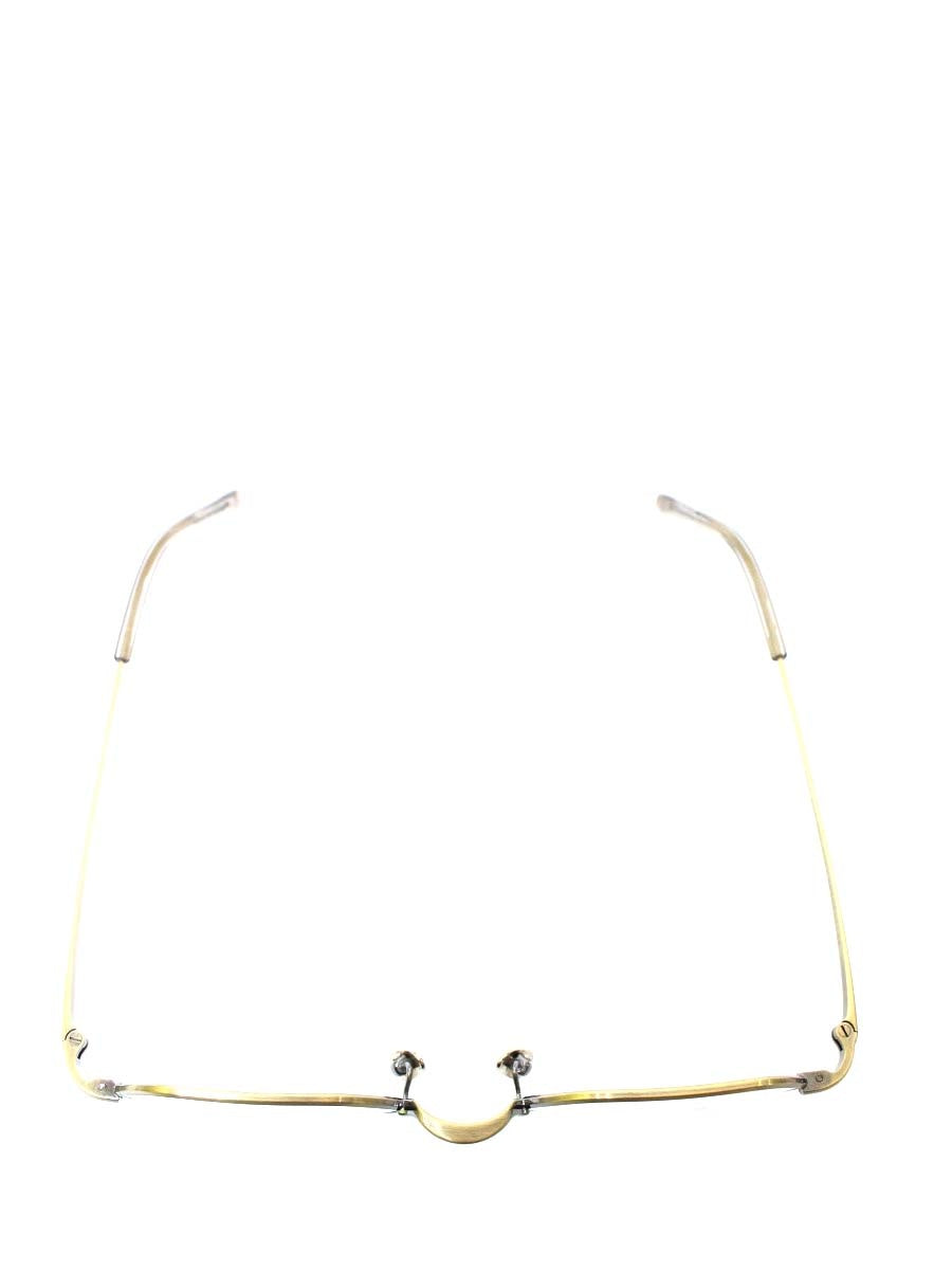 ステディ STD-96 メガネ ゴールド チタンフレーム フルリム クラウンパントシェイプ ITO8DQXY412Y