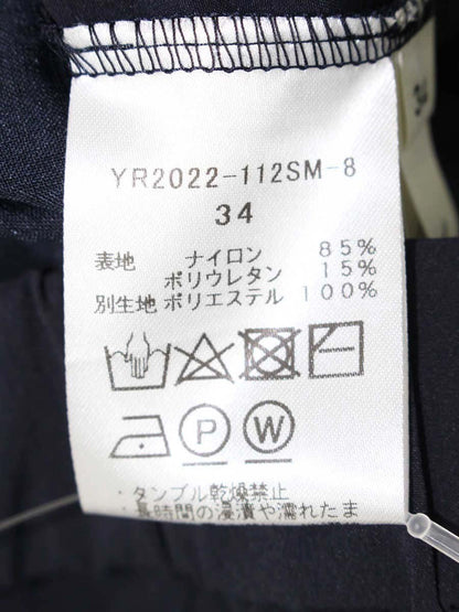 ヨリ YR2022-112SM-8 パンツ 34 ネイビー 撥水 ITABYRYZ413S