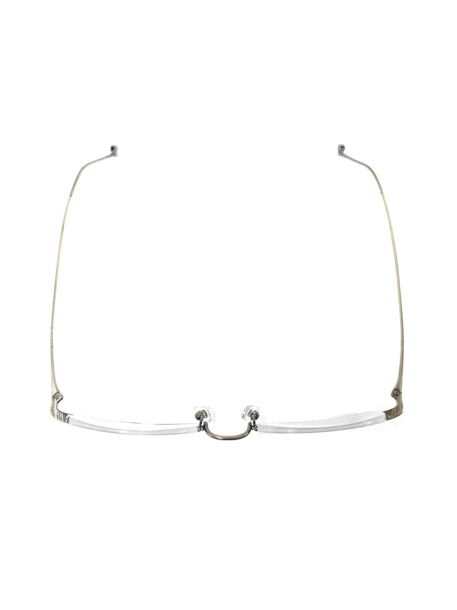 金子眼鏡 井戸多美男作 T429 メガネ アンティークシルバー アンダーリム IT9TFS1H8UAJ