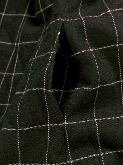 エムズグレイシー 011704 ワンピース 36 ブラック ウール混 リボン ITGVIDD2Y53C