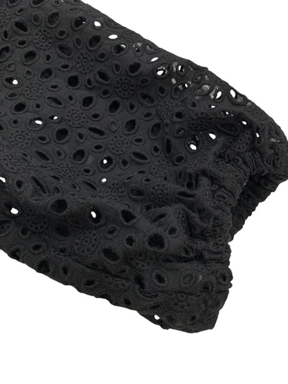 エムズグレイシー 514310 アウター 40 ネイビー レース フード 花 IT4WW1TTSBAU 【SALE】