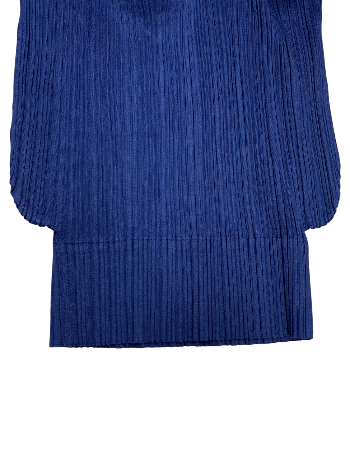 プリーツプリーズイッセイミヤケ PP83-JF693 パンツ 1 ブルー バイカラー IT9S5CQB37KP