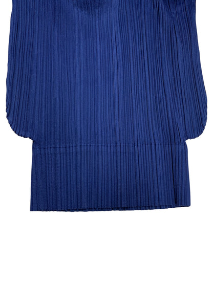 プリーツプリーズイッセイミヤケ PP83-JF693 パンツ 1 ブルー バイカラー IT9S5CQB37KP