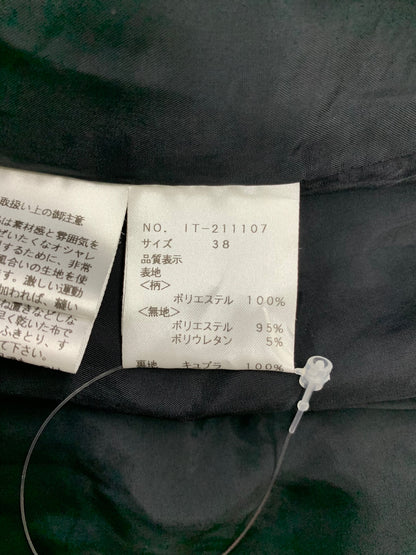 エムズグレイシー 211107 ワンピース 38 ブラック 花 リボン フリル ITQ3Y6RJQ9XK 【SALE】