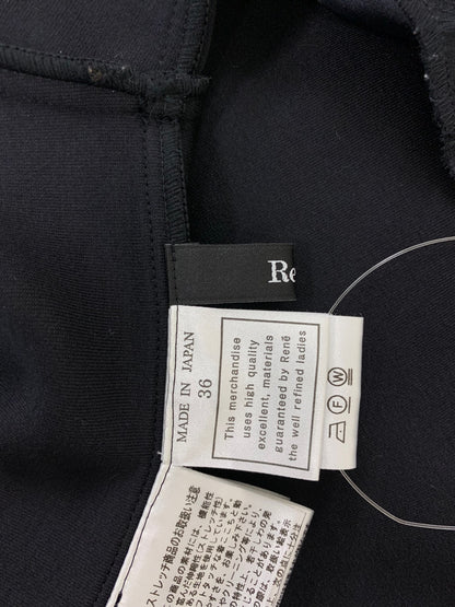 ルネ 5417980 ワンピース 36 ブラック ダンボールニット パール フリル ITTXFMG8JVJ4