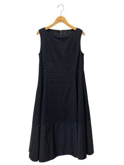 フォクシーブティック Dress Champ de Fleurs 43793 ワンピース 38 ネイビー ノースリーブ 刺繍 ITNNTMJJ90US