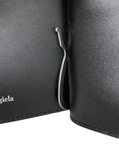 メゾンマルジェラ 4ステッチ マネークリップ ウォレット S35UI0447 ブラック IT9K6YALBRSL