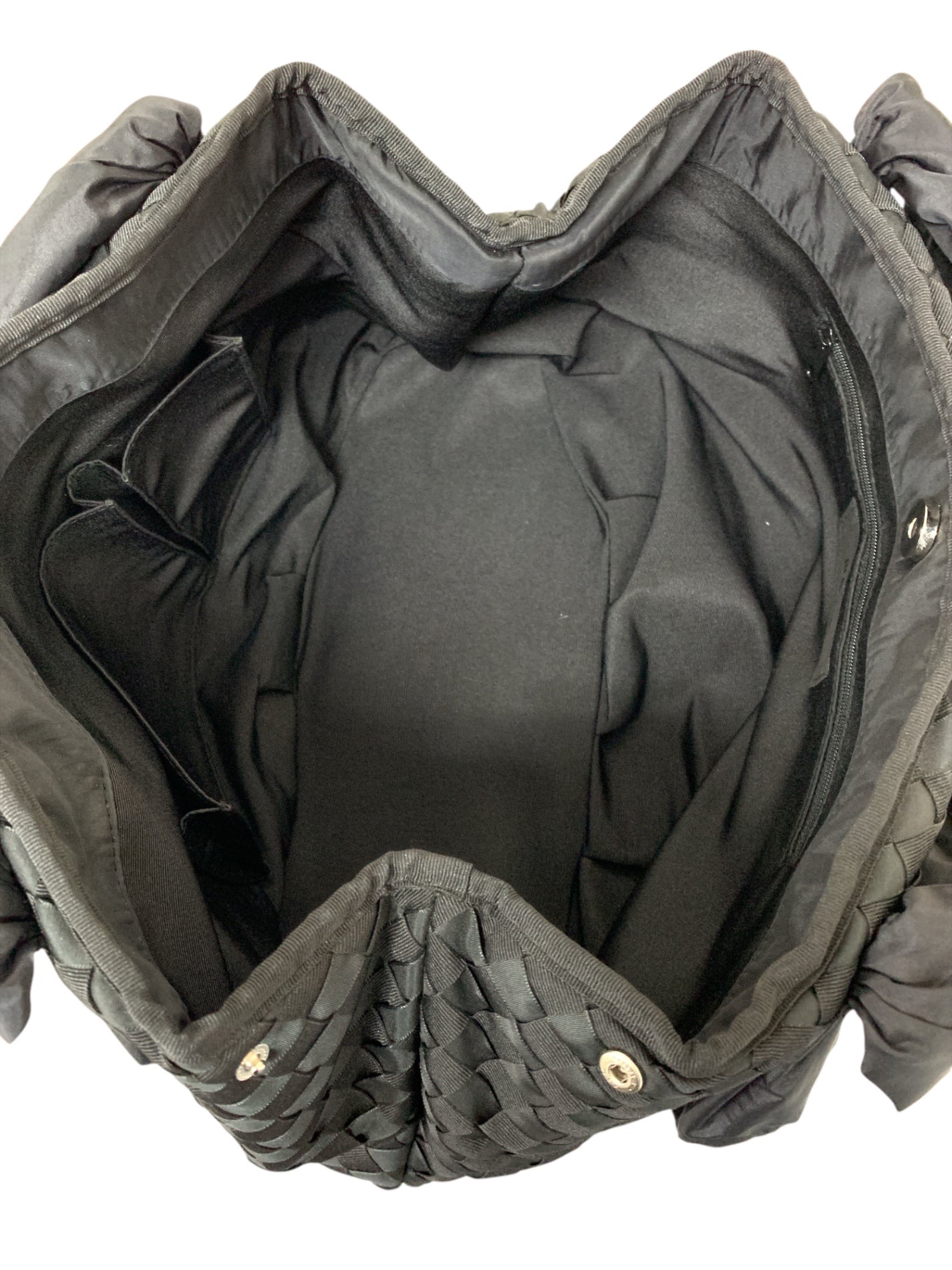 トゥービーシック ZAA27-751-09 ハンドバッグ ブラック 編込み リボン ナイロン ITTJ8VOXNEO2 【SALE】