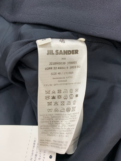 ジルサンダー OUTER SHIRT 01 PD J21BN0039 J70001 アウターシャツ ジャケット 48 ネイビー 22AW ITIE4VNUKKM4