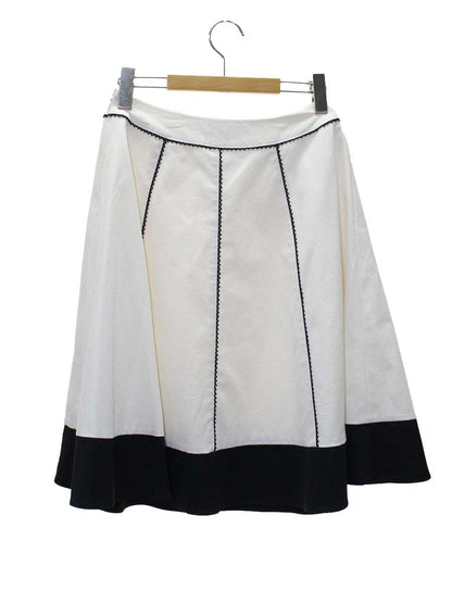 エムズグレイシー 217117 スカート 38 ホワイト リボン IT0V6UXW2VFK 【SALE】