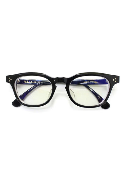 杉本圭(スギモトケイ) KS-130 メガネ ブラック セルフレーム フルリム ウェリントン IT9H9G74U49K